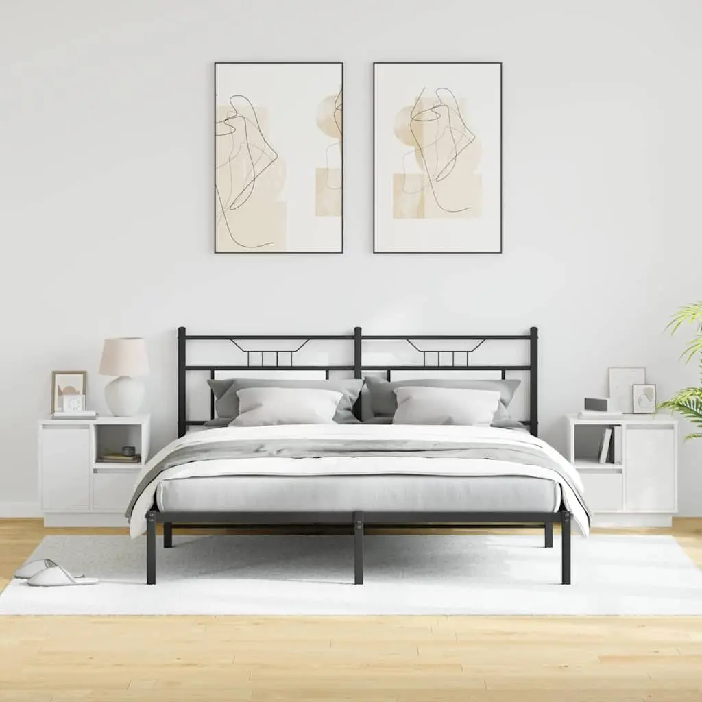 Bedside Cabinet Set in White