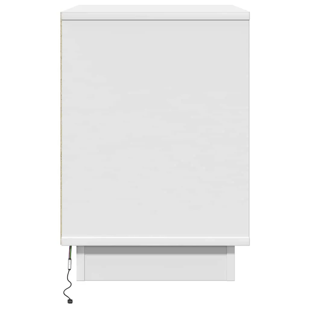 Bedside Cabinet Set in White