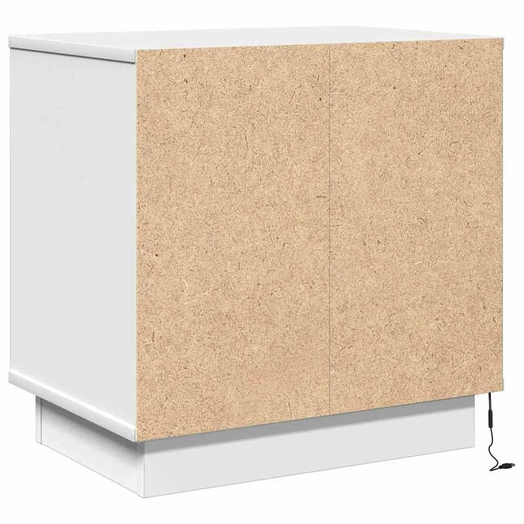 Bedside Cabinet Set in White