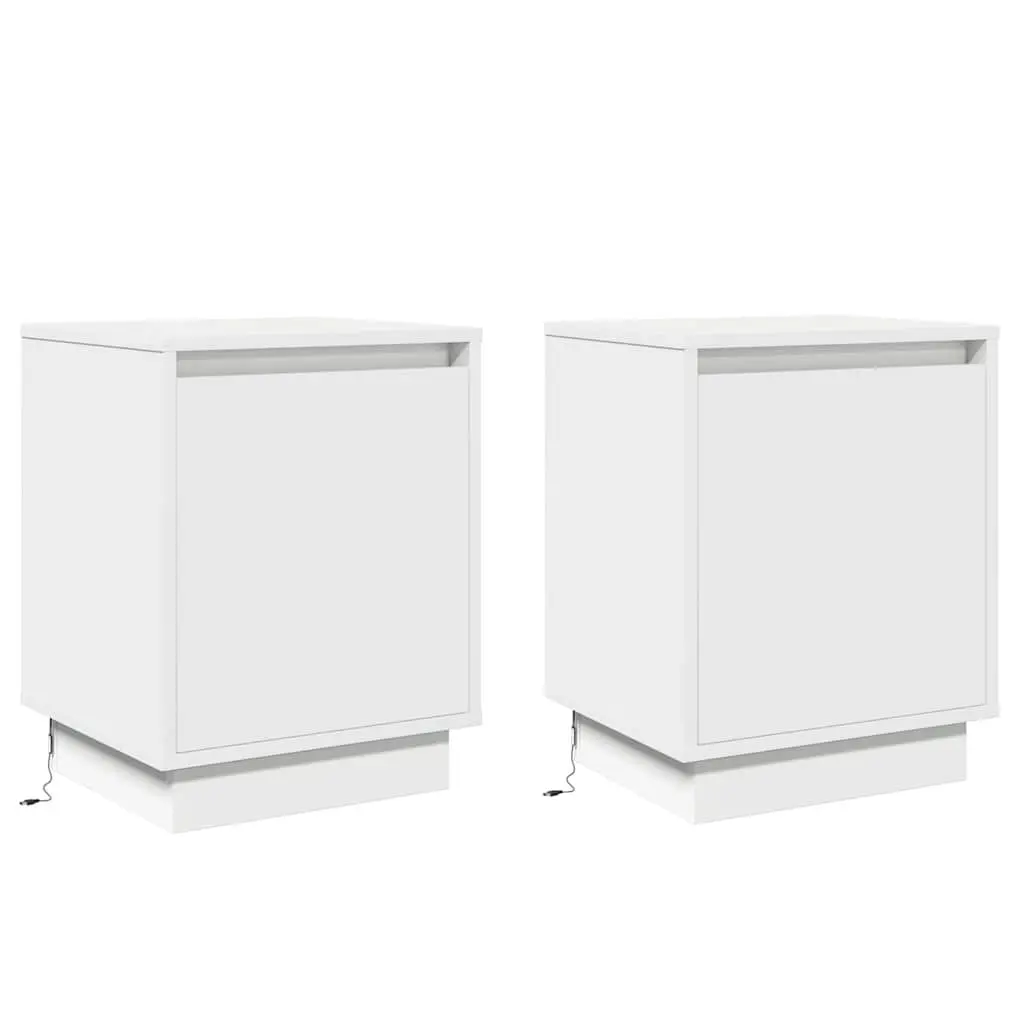 Bedside Cabinets with Concealed Storage and Lighting