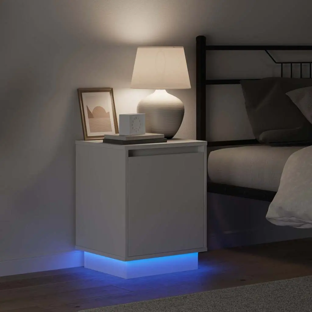 Bedside Cabinets with Concealed Storage and Lighting