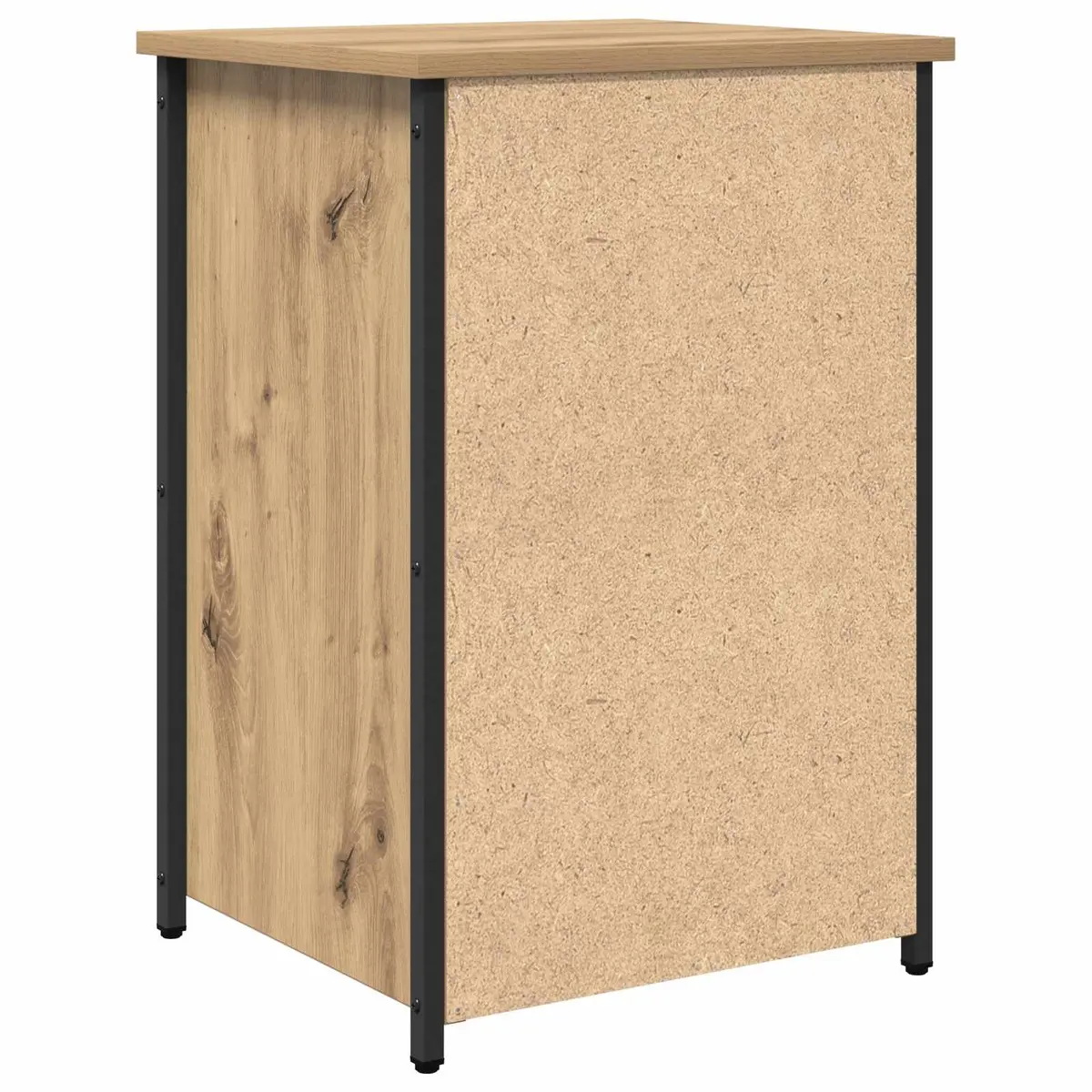 Bedside Cabinet 2 pcs Brown 40 x 36 x 60 cm Bedroom Nightstand Storage Drawer