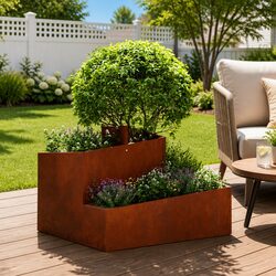 Reliable Metal Garden Planter for Outdoor Spaces