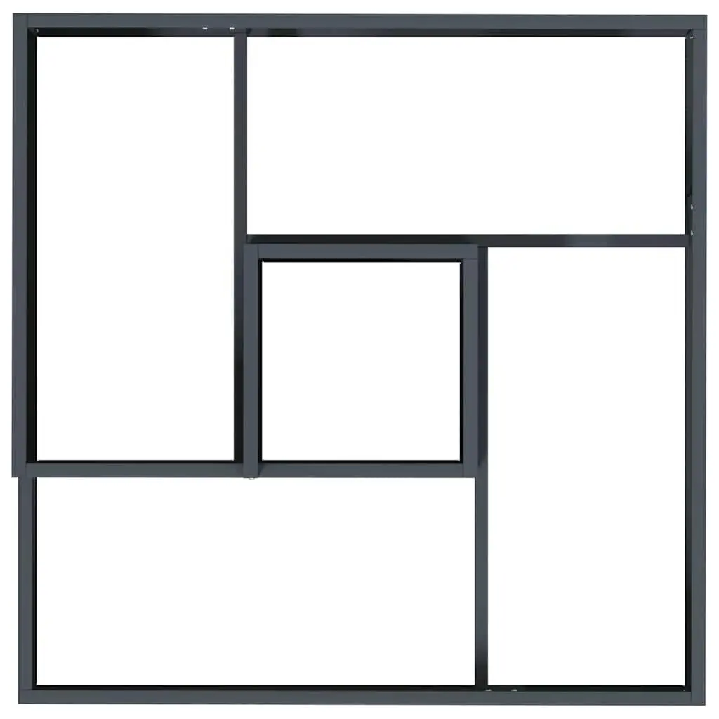 Metal Garden Planter Outdoor Raised Bed 80x80x50cm Anthracite