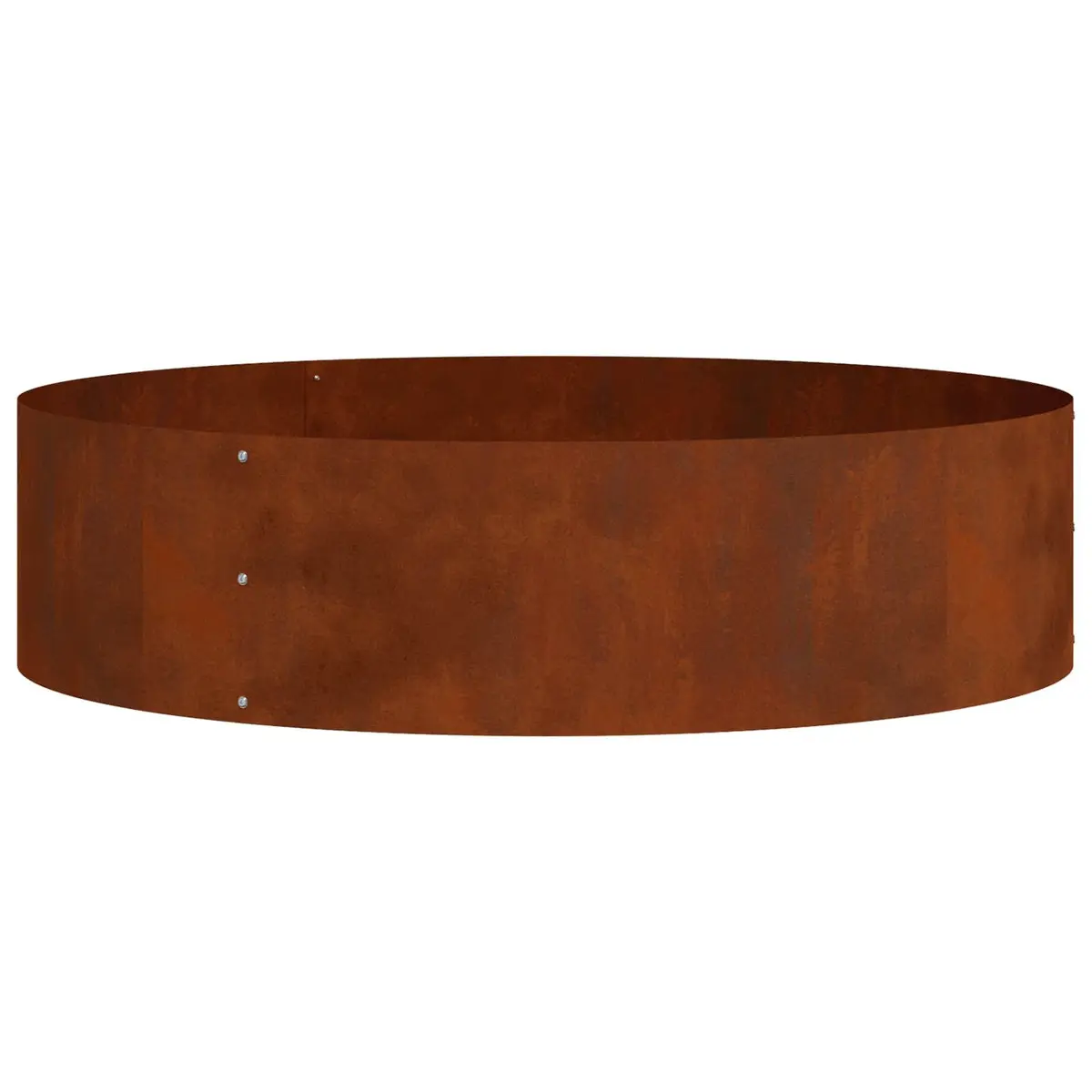 Planter Ring Garden 80x80x20cm Steel Raised Bed Frame Outdoor Weathering