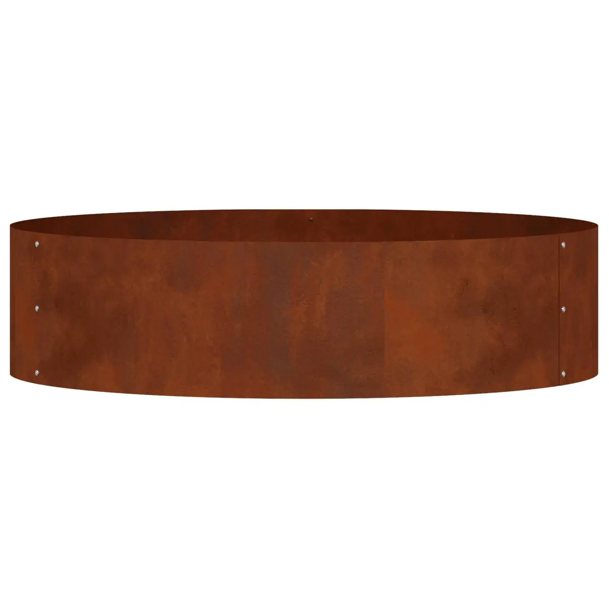 Planter Ring Garden 80x80x20cm Steel Raised Bed Frame Outdoor Weathering