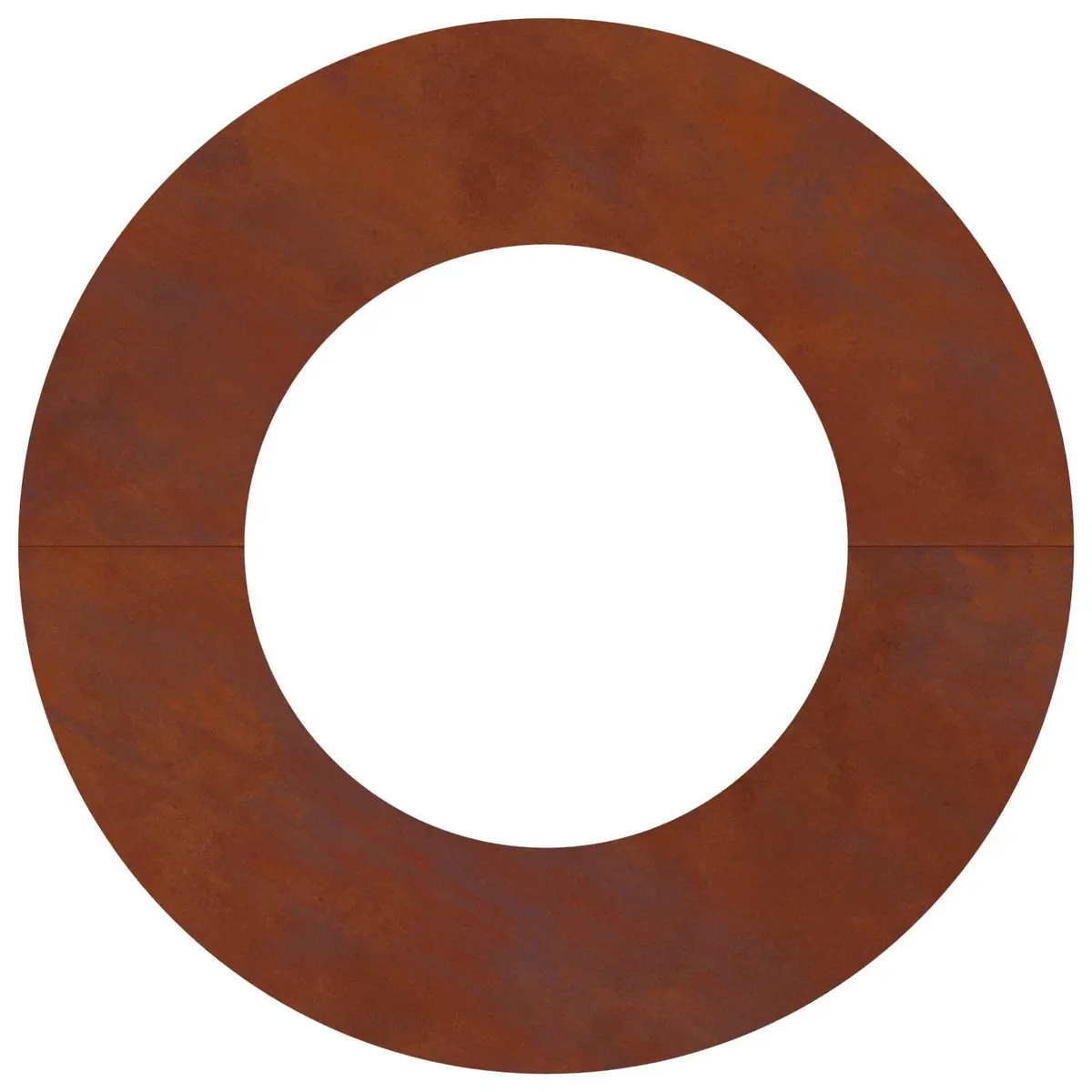 Tree Ring Protector Outdoor Garden Edging 5 Pieces Rusty Brown