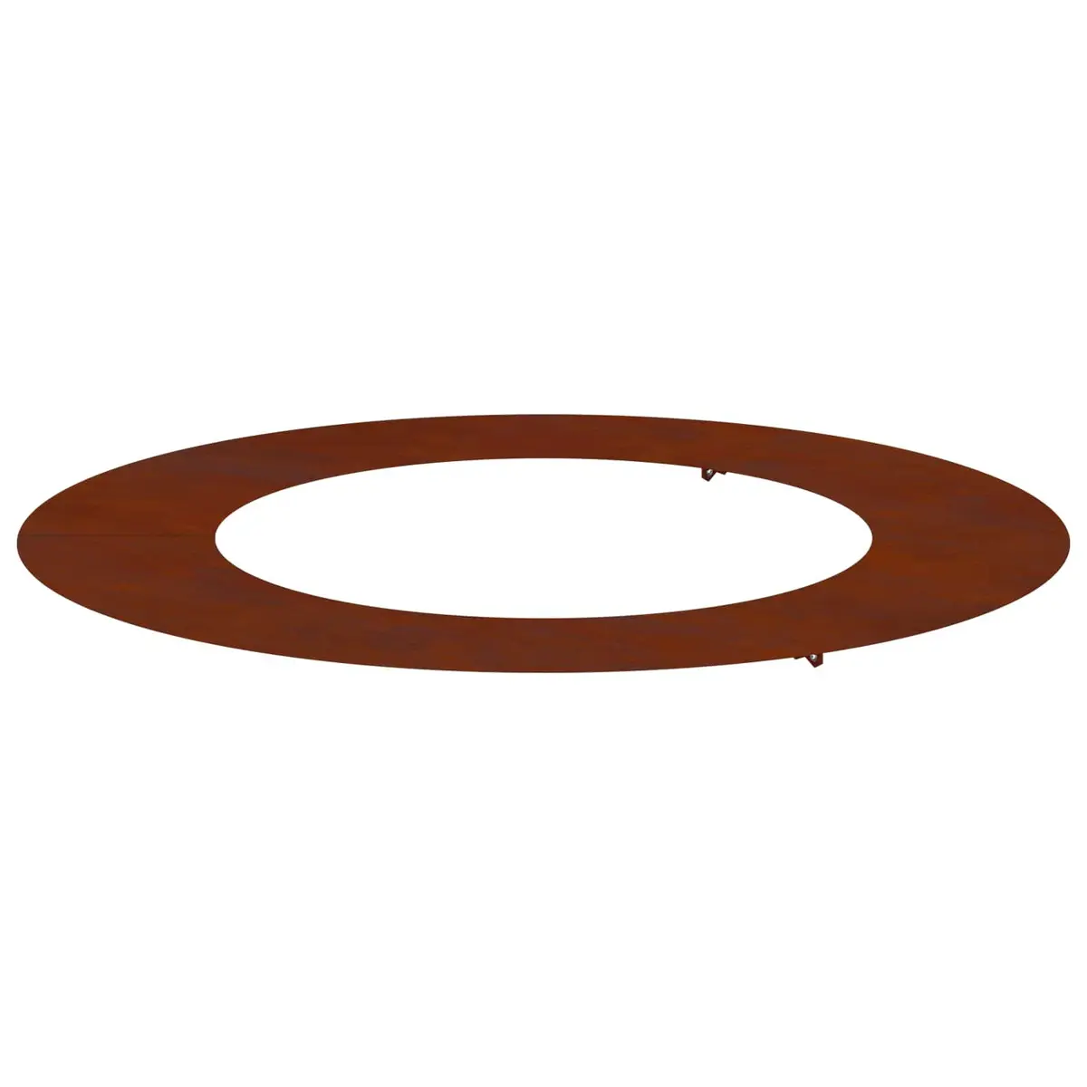 Tree Ring Planter Outdoor Garden Flower Bed Edging 50 cm Rusty Brown