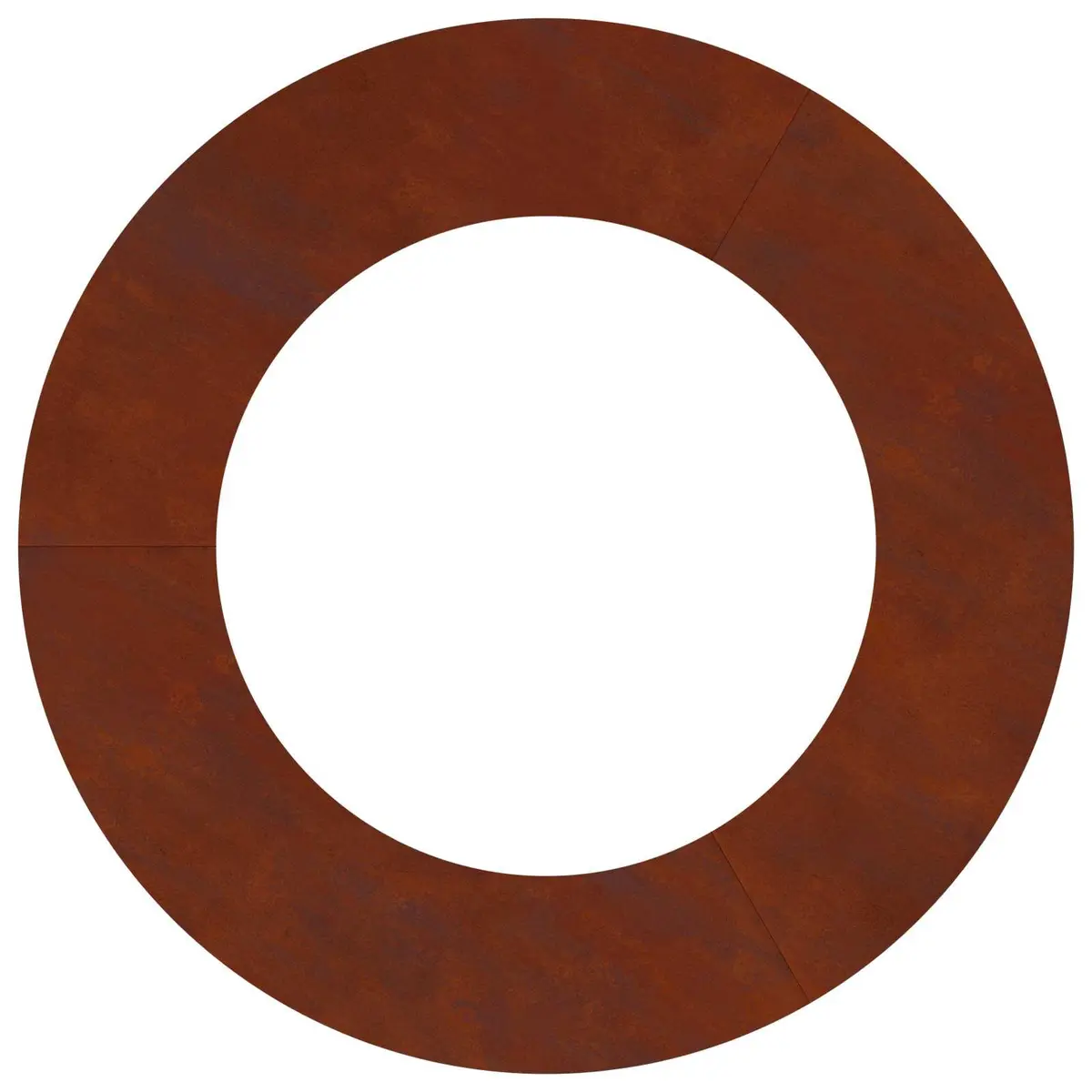 Tree Ring Planter Outdoor Garden Flower Bed Edging 50 cm Rusty Brown
