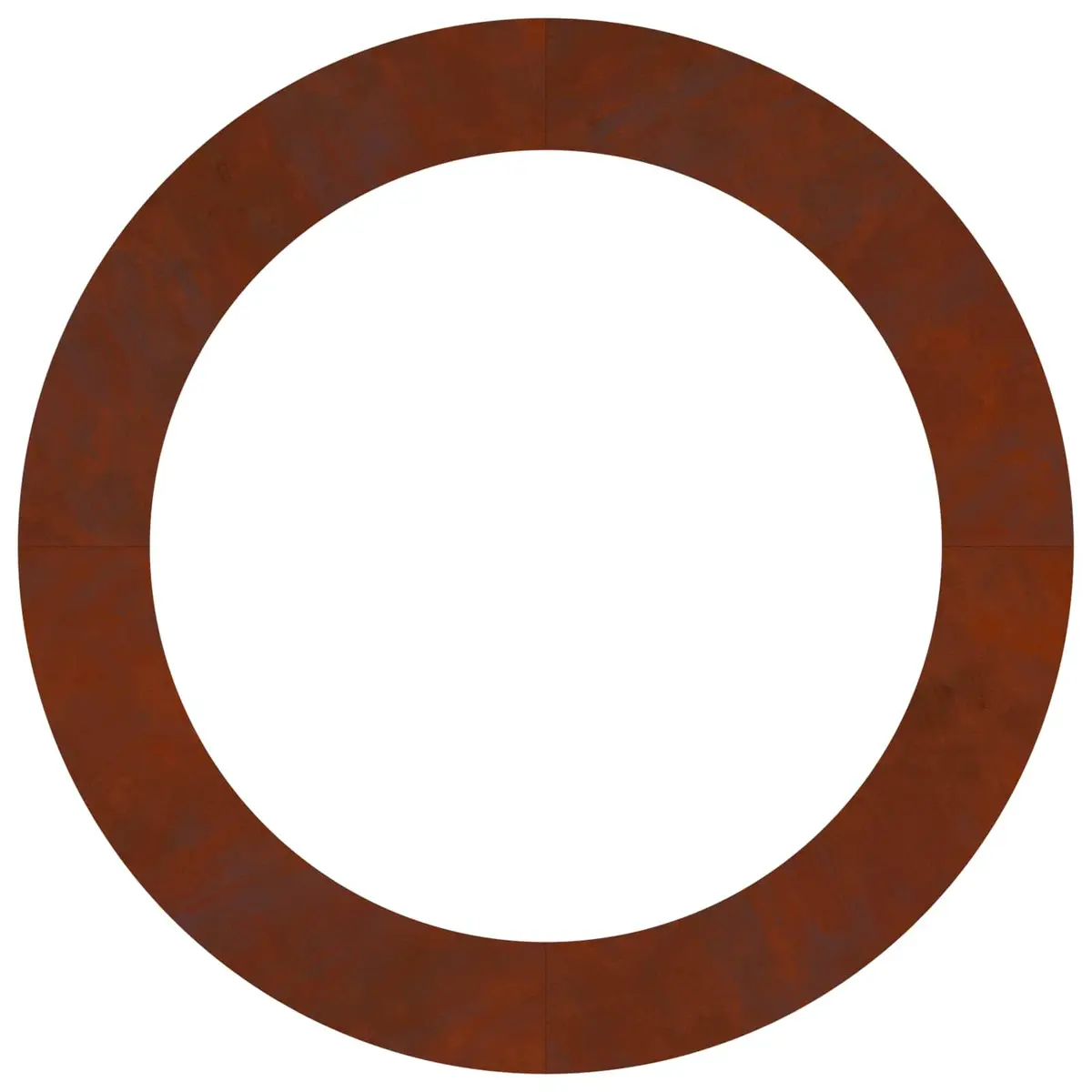 Tree Ring Outdoor Garden Decor 5 Pieces Brown Ø90/120cm