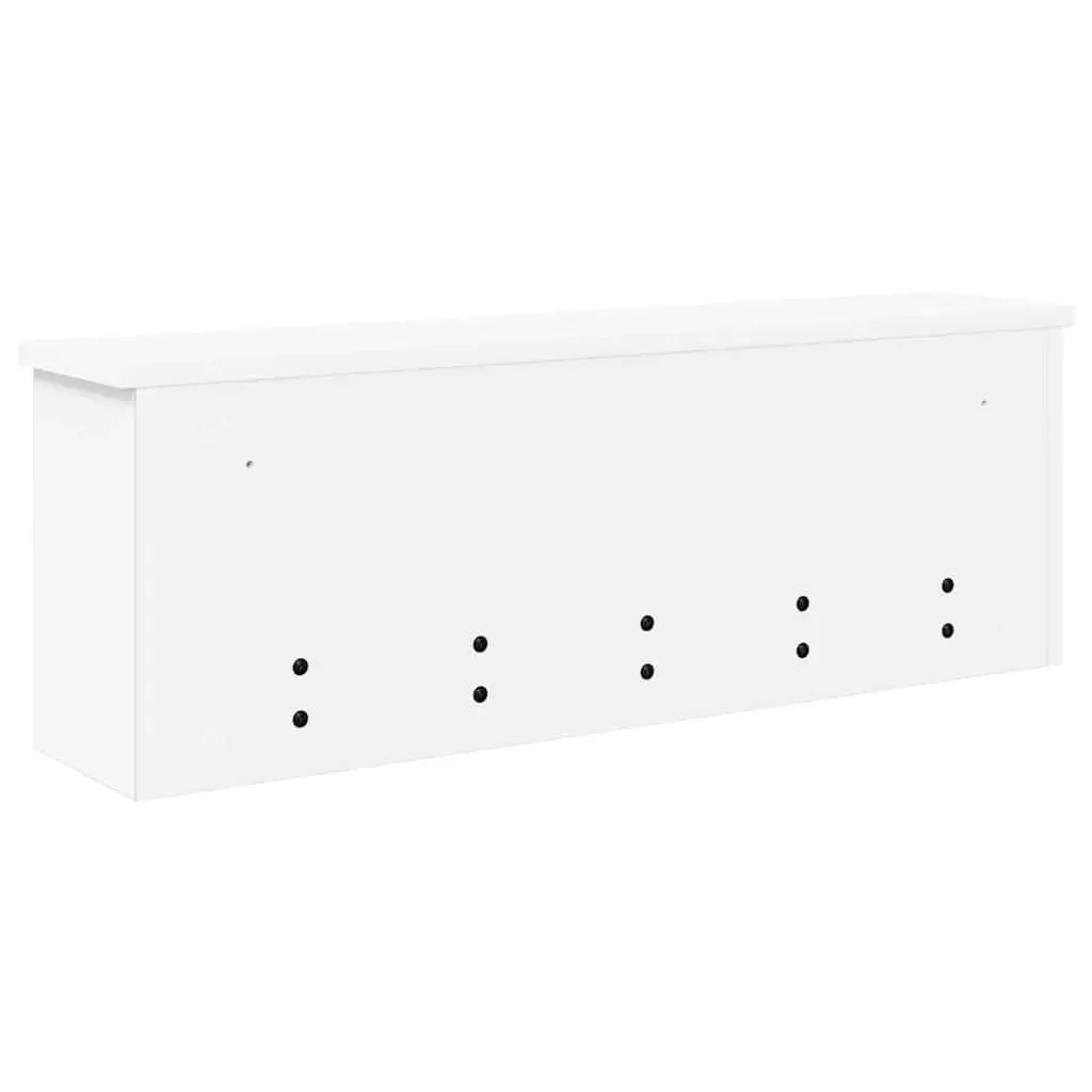 Wall-Mounted Coat Rack with Shelving
