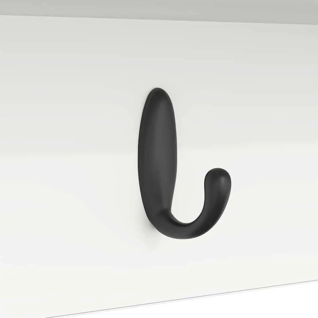 Wall-Mounted Coat Rack with Shelving
