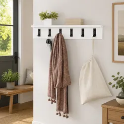 Reliable Wall-Mounted Coat Rack for Your Home