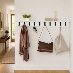 Quality Wall-Mounted Coat Rack for Organized Spaces 100cm
