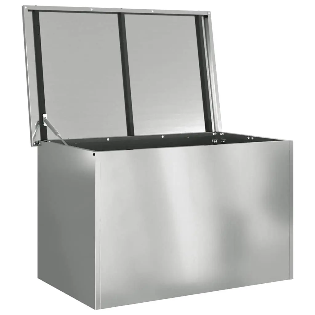Garden Storage Cushion Box 80x50.5x50cm Galvanised Steel Outdoor Deck Bench Seat