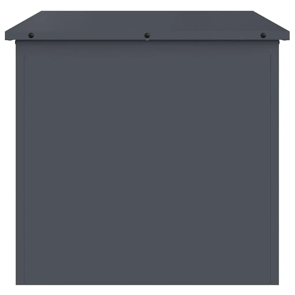 Steel Garden Storage Cushion Box Outdoor Patio Furniture Organization Anthracite 55 x 50.5 x 50 cm
