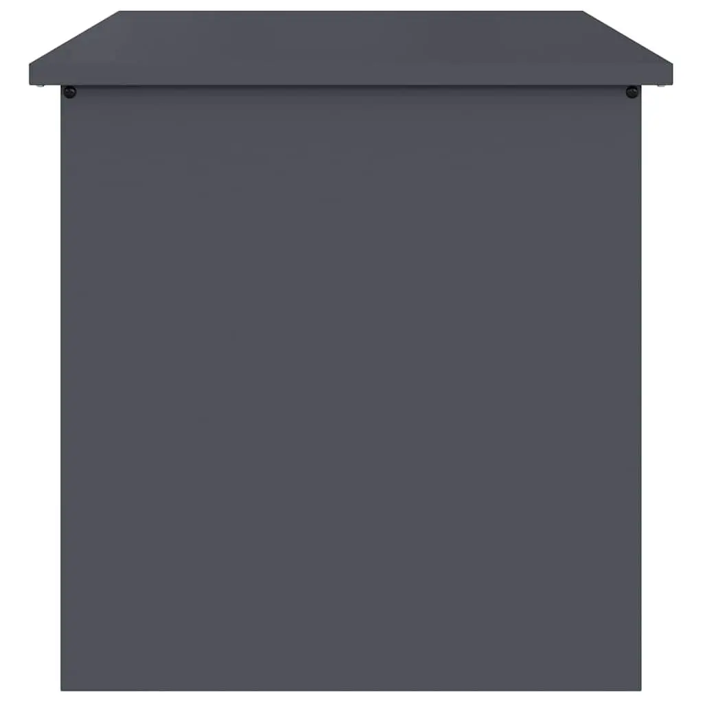 Steel Garden Storage Cushion Box Outdoor Patio Furniture Organization Anthracite 55 x 50.5 x 50 cm