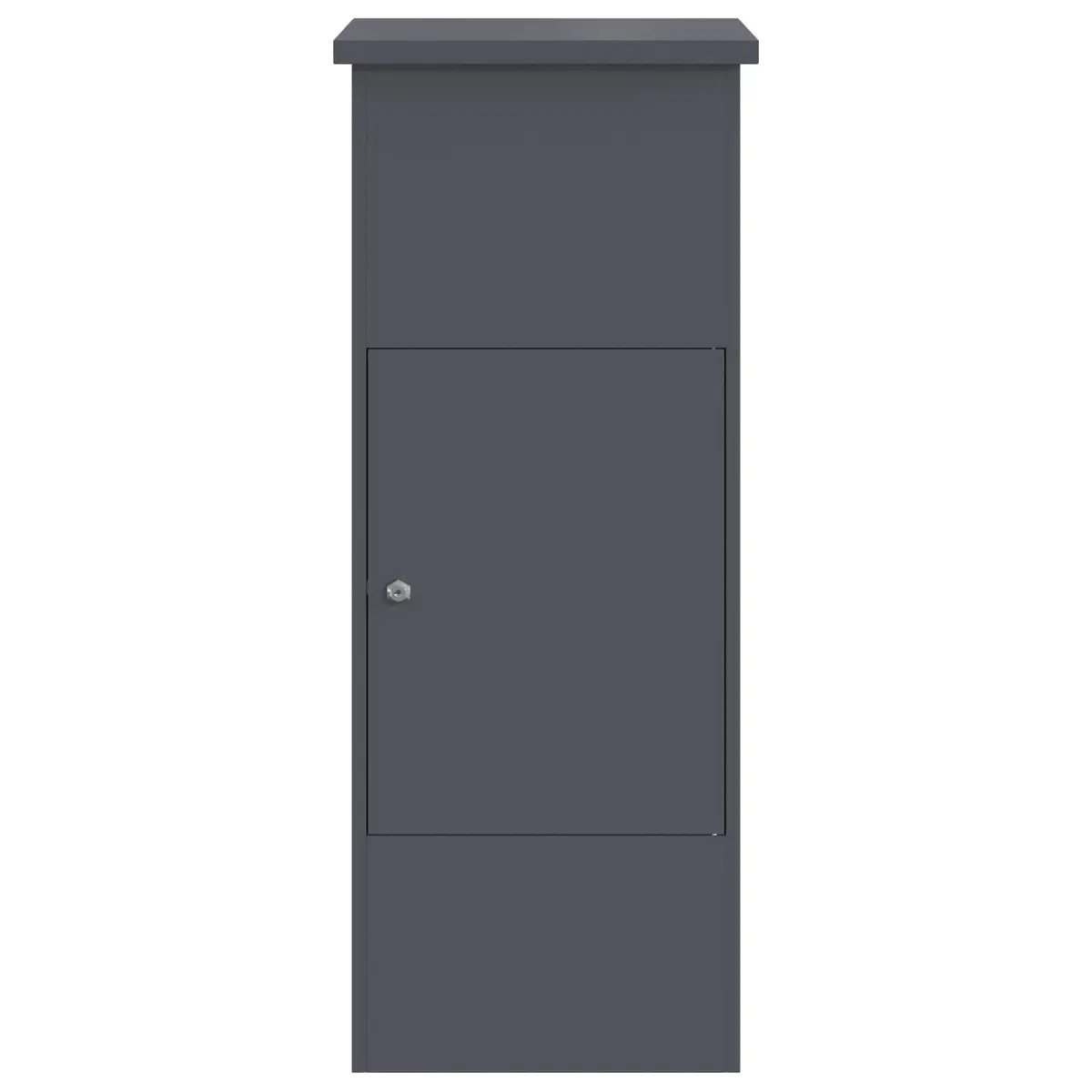 Parcel Drop Box Outdoor Steel 44.5 x 29 x 110.5 cm Anthracite