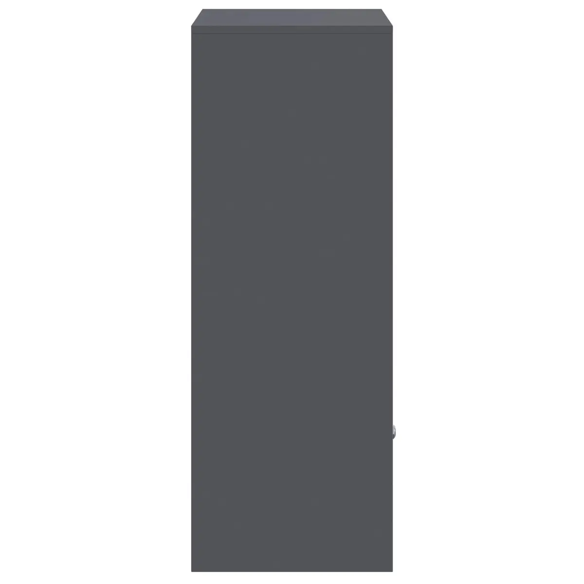 Parcel Drop Box Steel Secure Outdoor Garden Mailbox Anthracite 41 x 38 x 103 cm