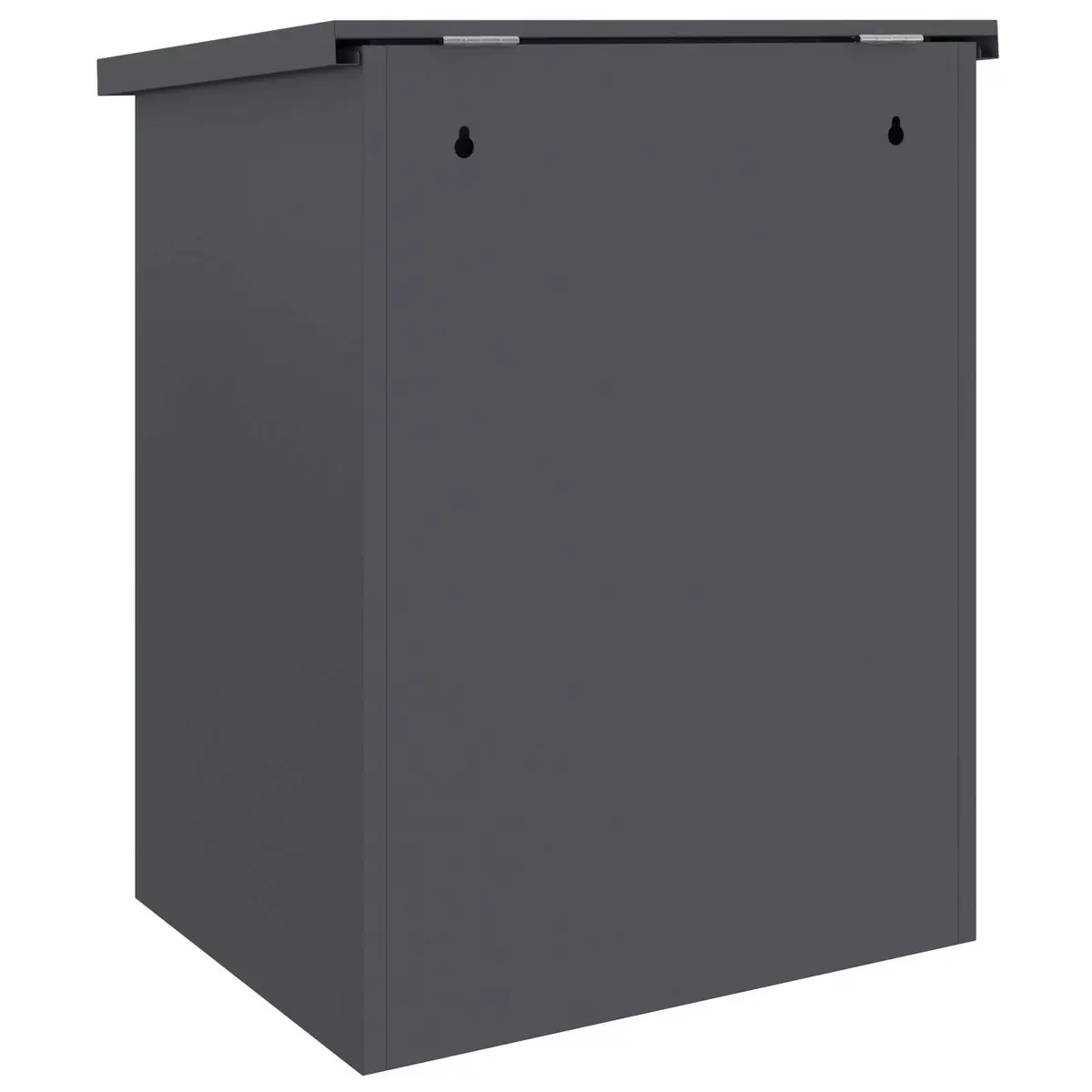 Parcel Drop Box Outdoor Garden Storage Steel Weatherproof Anthracite 47.5 x 38 x 59 cm