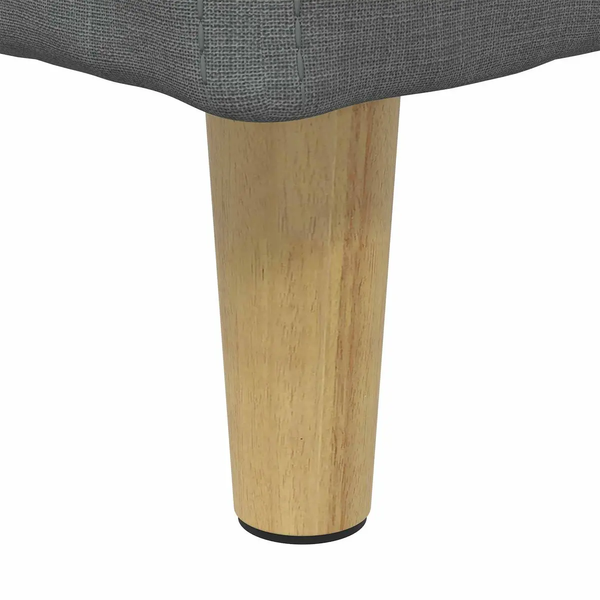 Storage Ottoman Indoor Seating Grey Tufted Cushion 60x60x45cm
