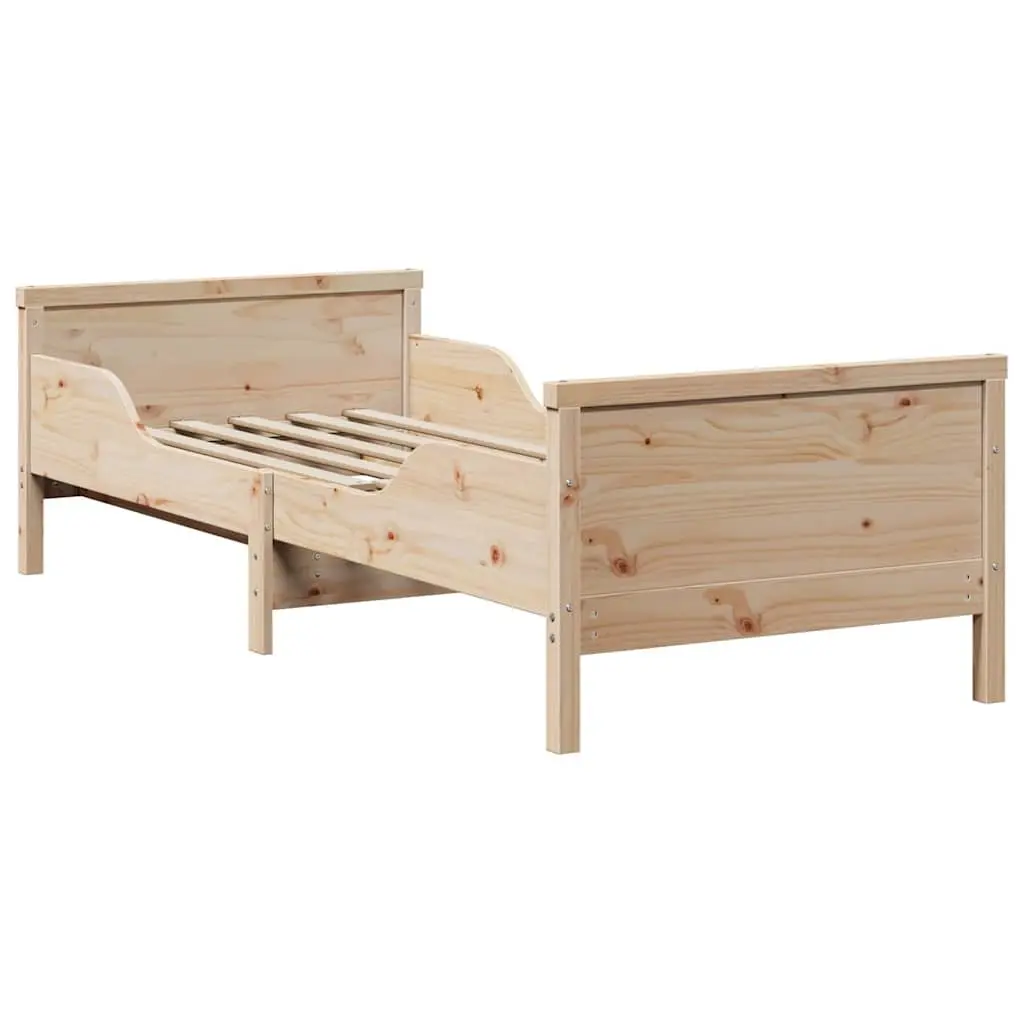 Bed Frame Kids Bedroom Furniture Engineered Wood 80 x 200 cm Beige