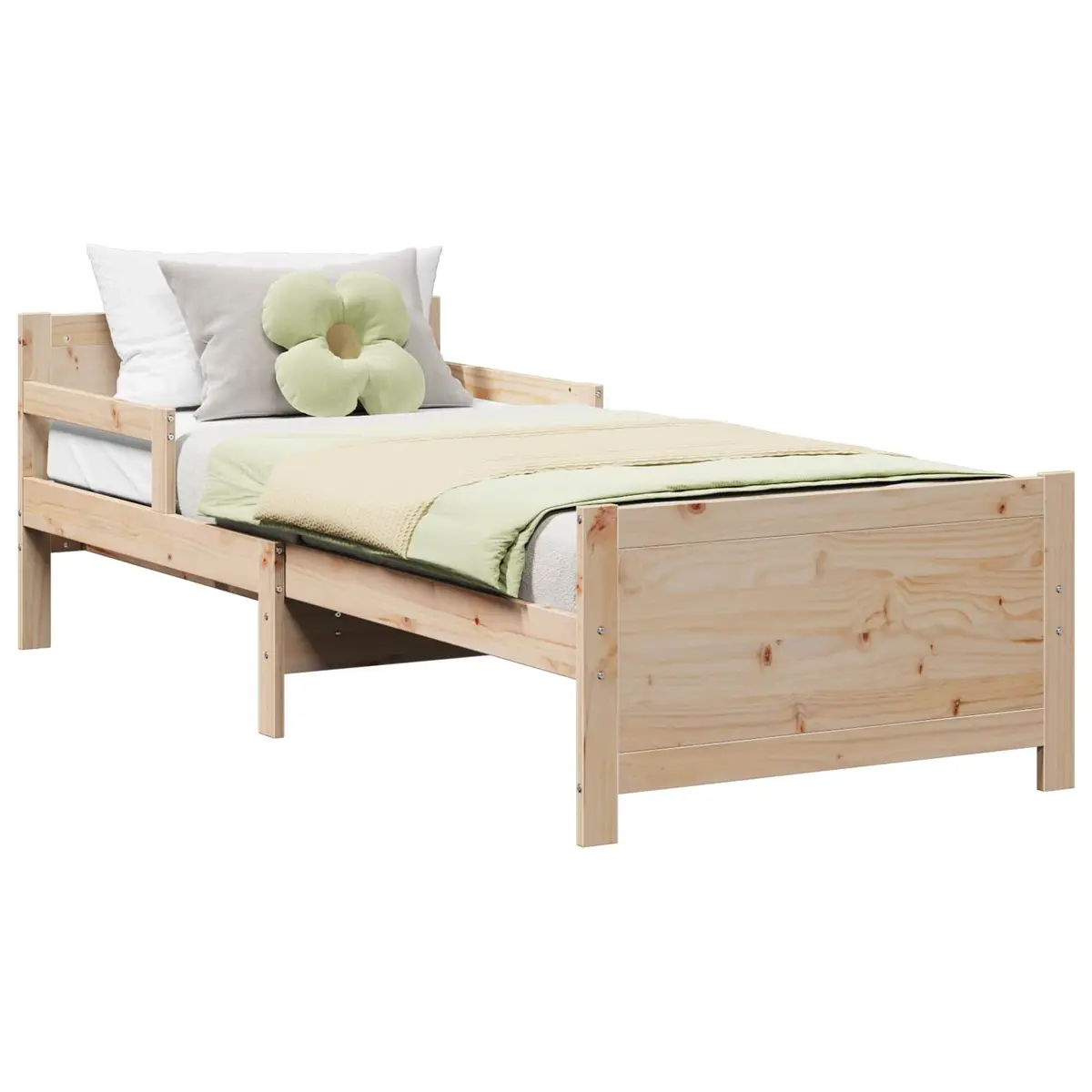 Kids Bed Frame in Solid Pine Wood