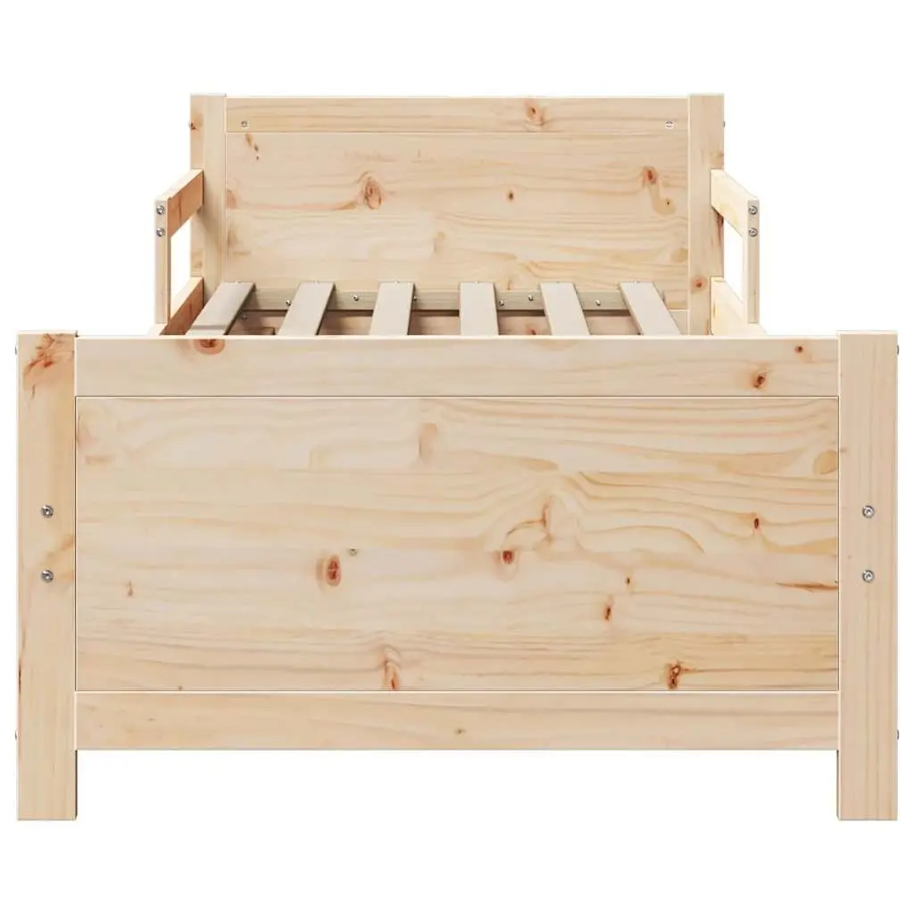 Kids Bed Frame in Solid Pine Wood