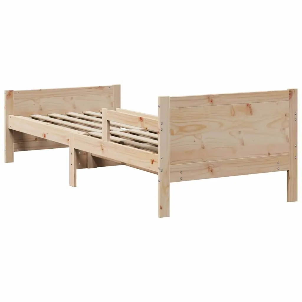 Kids Bed Frame in Solid Pine Wood