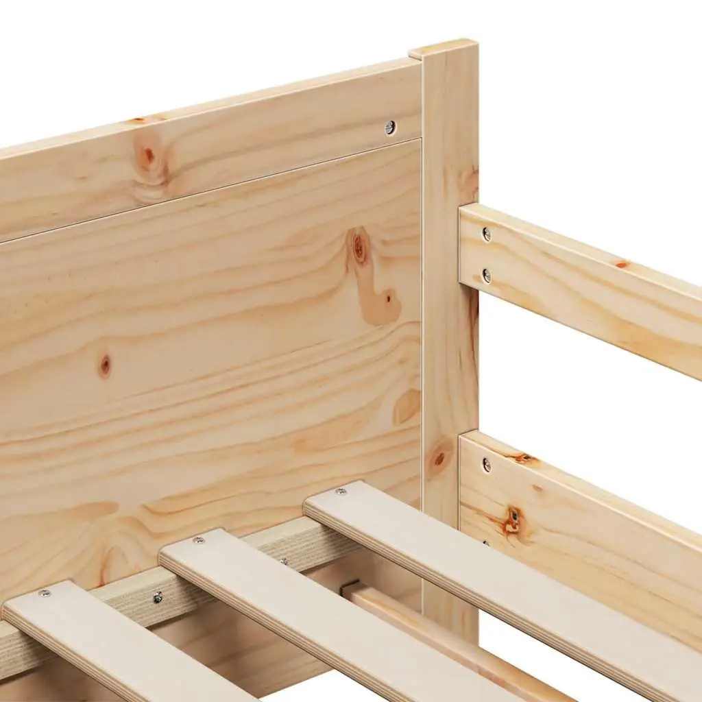 Kids Bed Frame in Solid Pine Wood