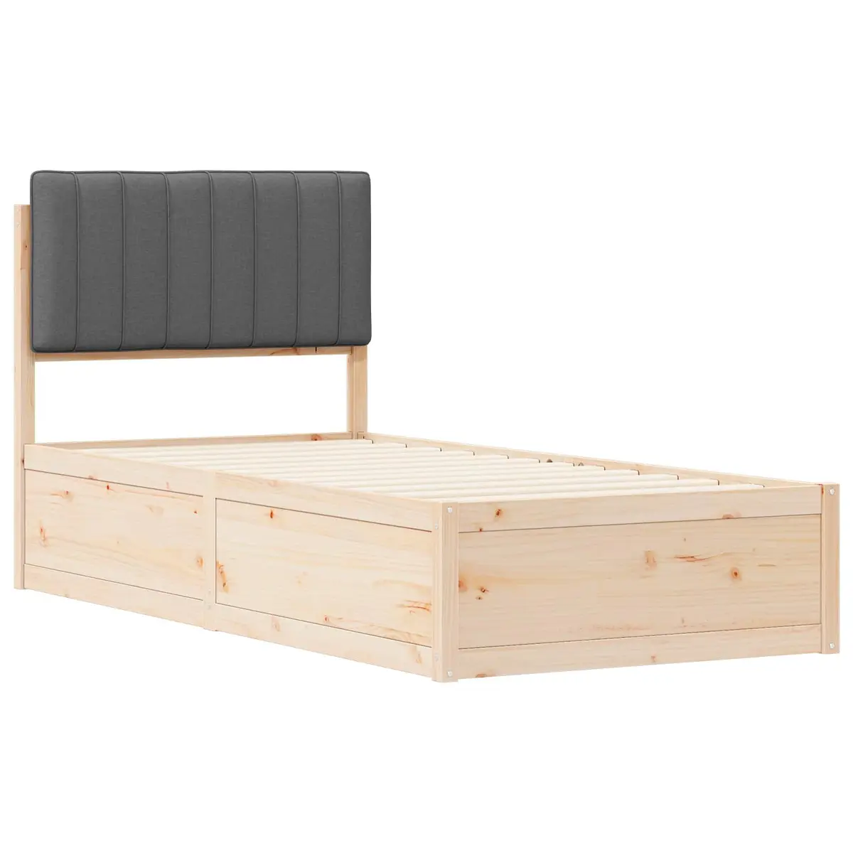 Upholstered Bed Frame in Grey