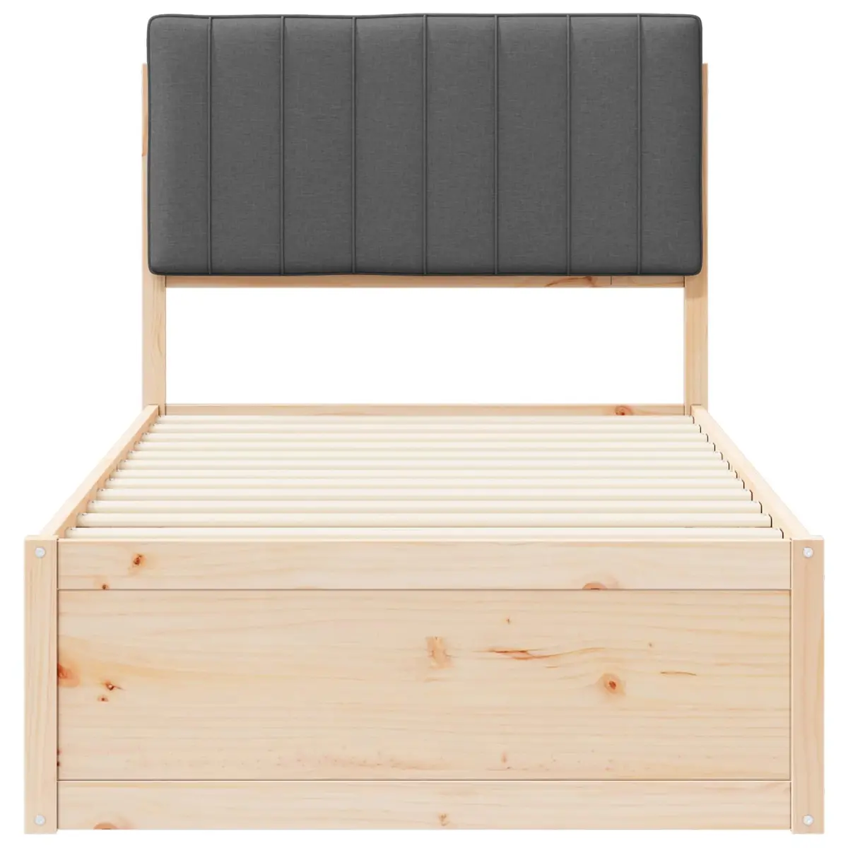 Upholstered Bed Frame in Grey