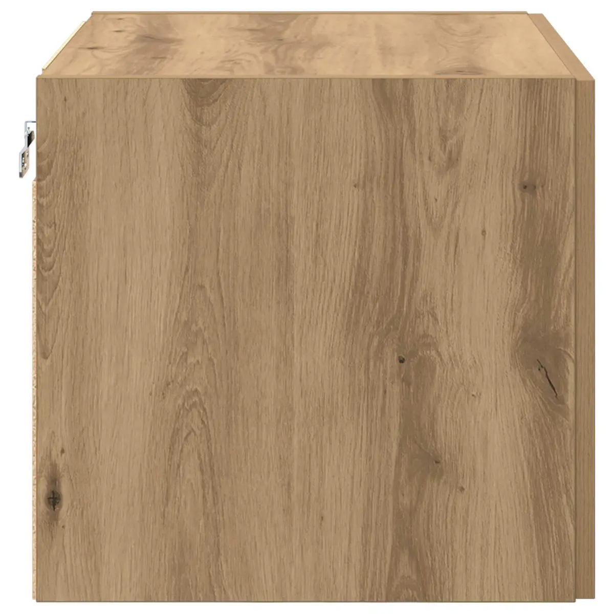 Wall Cabinet Brown Rustic Storage Engineered Wood Home Furniture Sideboard
