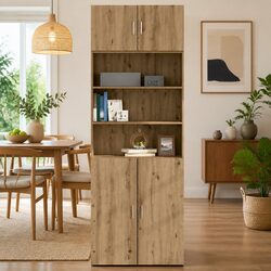 Brown Wall Cabinet: Practical Storage Solution 80 x 42.5 x 40 cm