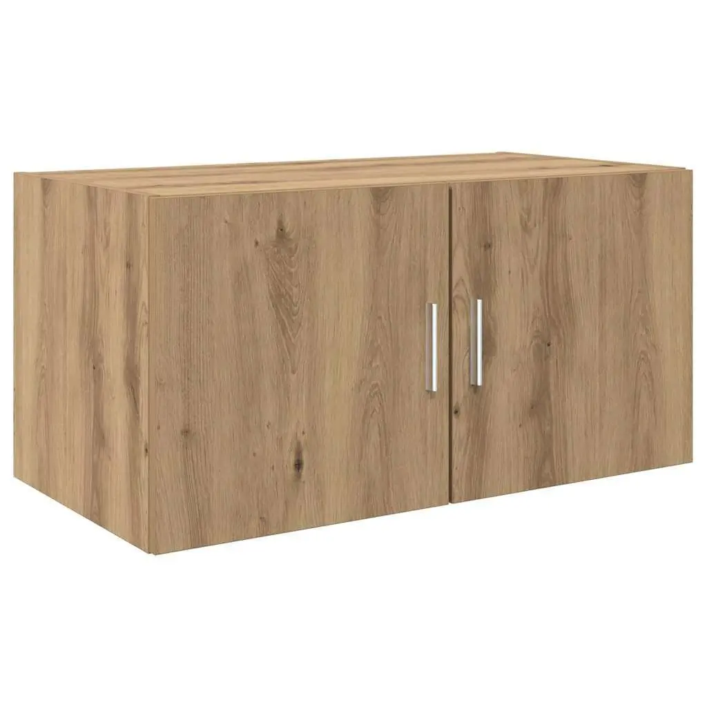 Wall Cabinet Storage Furniture Engineered Wood 80 x 42.5 x 40 cm Brown