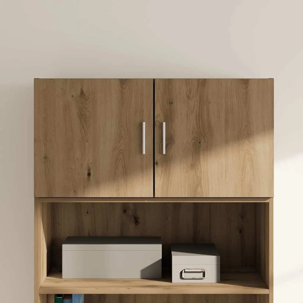 Wall Cabinet Storage Furniture Engineered Wood 80 x 42.5 x 40 cm Brown