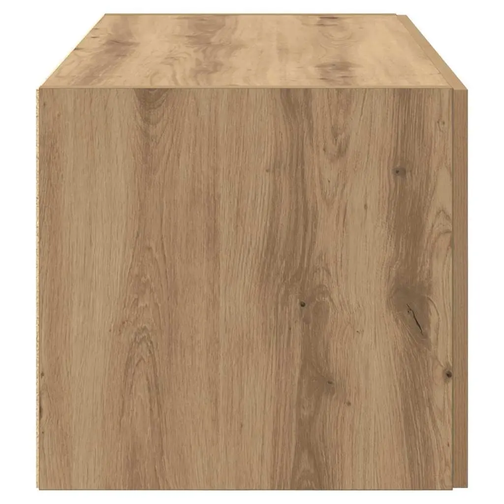 Wall Cabinet Storage Furniture Engineered Wood 80 x 42.5 x 40 cm Brown