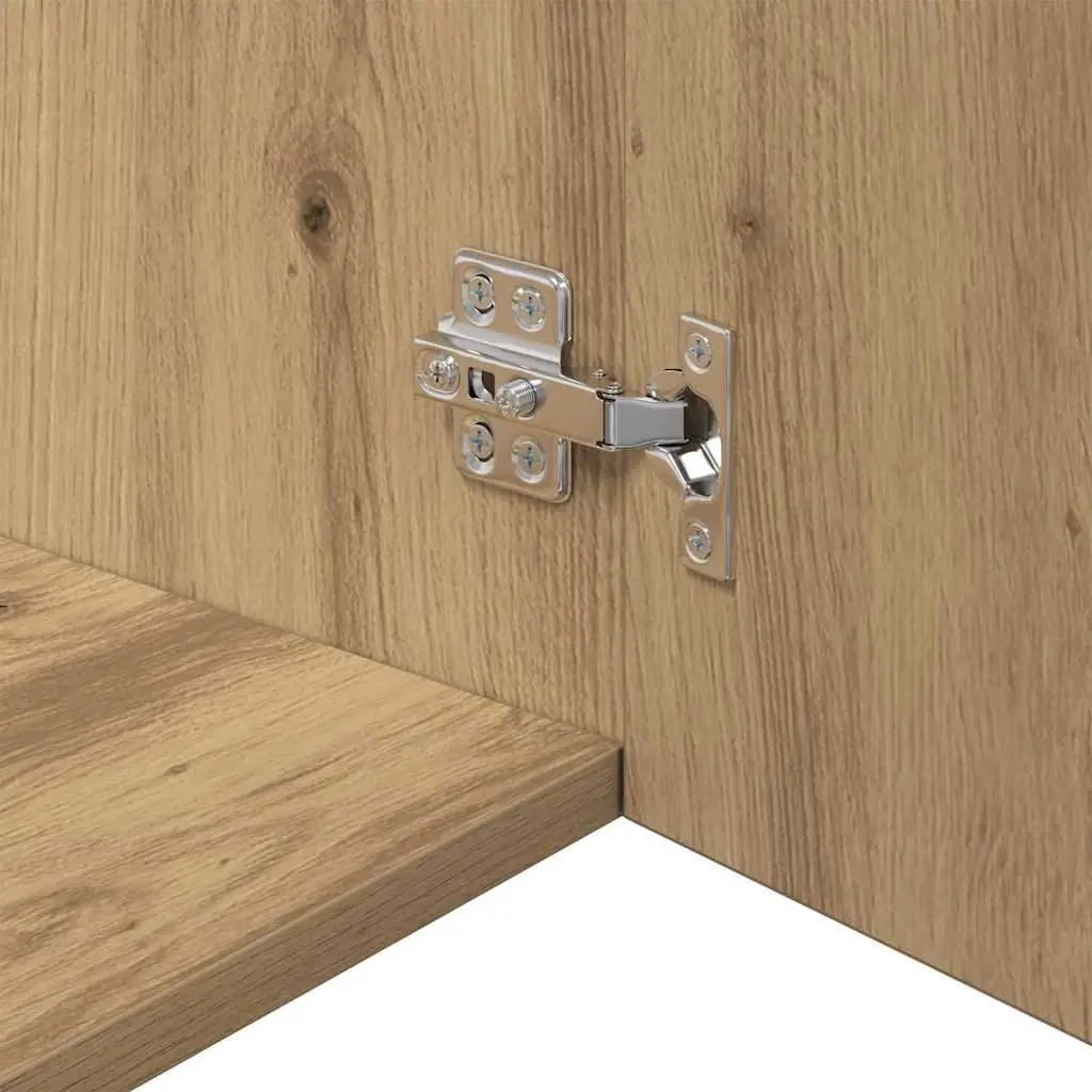 Wall Cabinet Storage Furniture Engineered Wood 80 x 42.5 x 40 cm Brown