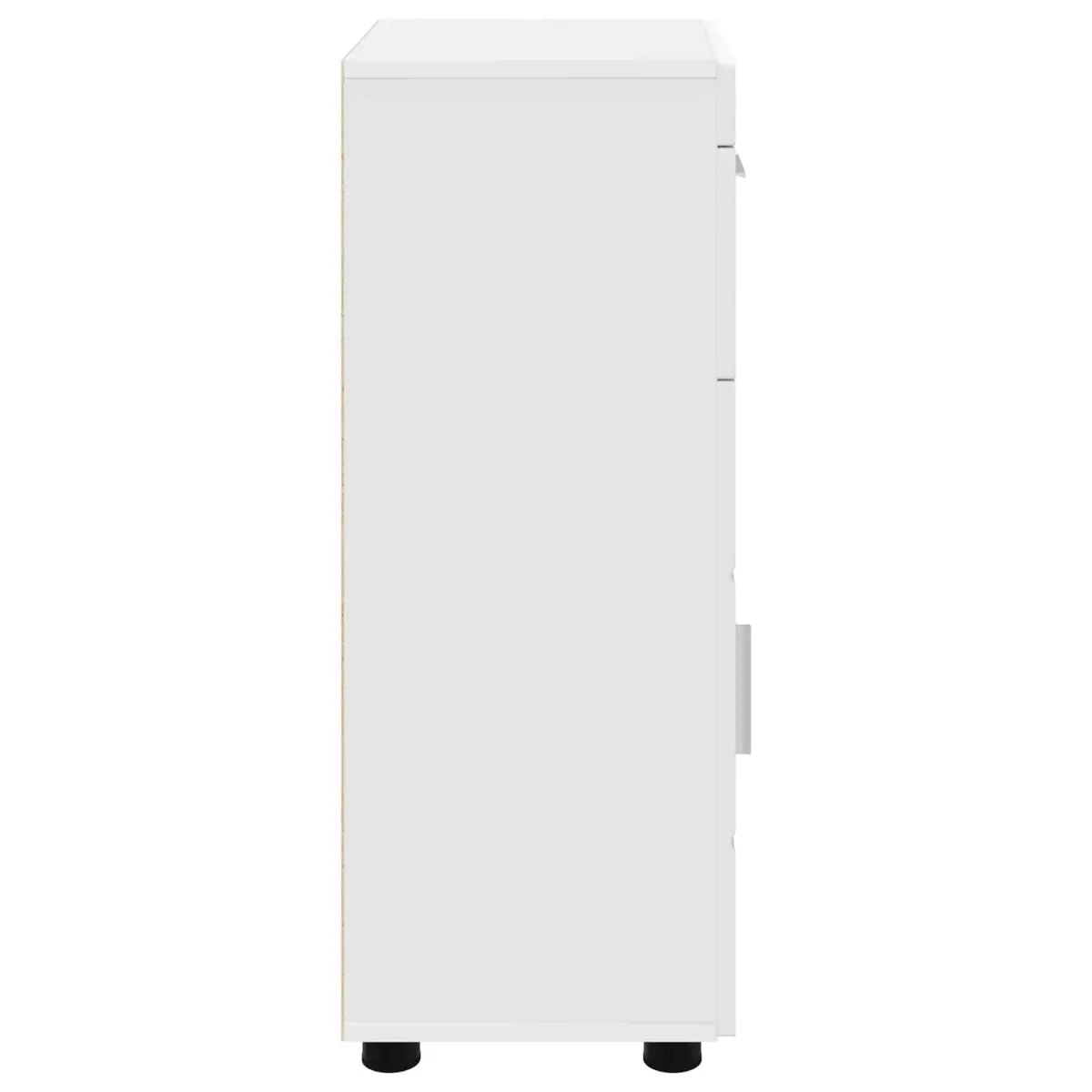 Bathroom Vanity Unit Storage Cabinet White Matte 37 x 31.5 x 82 cm