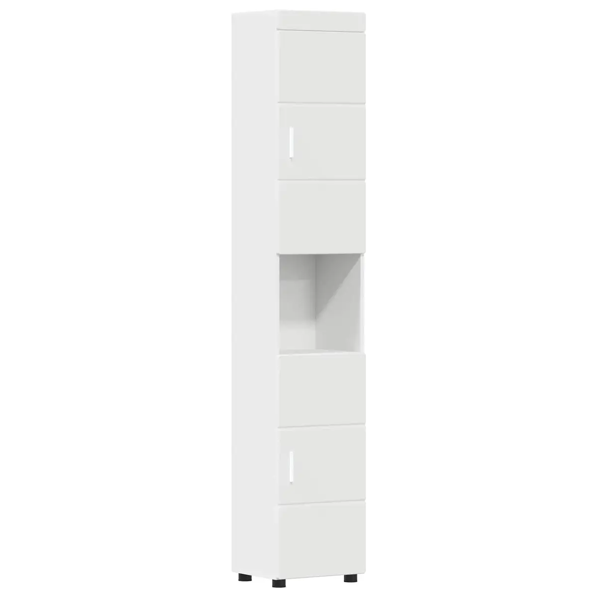 Bathroom Vanity Cabinet Set White Storage Unit Matte Modern Design