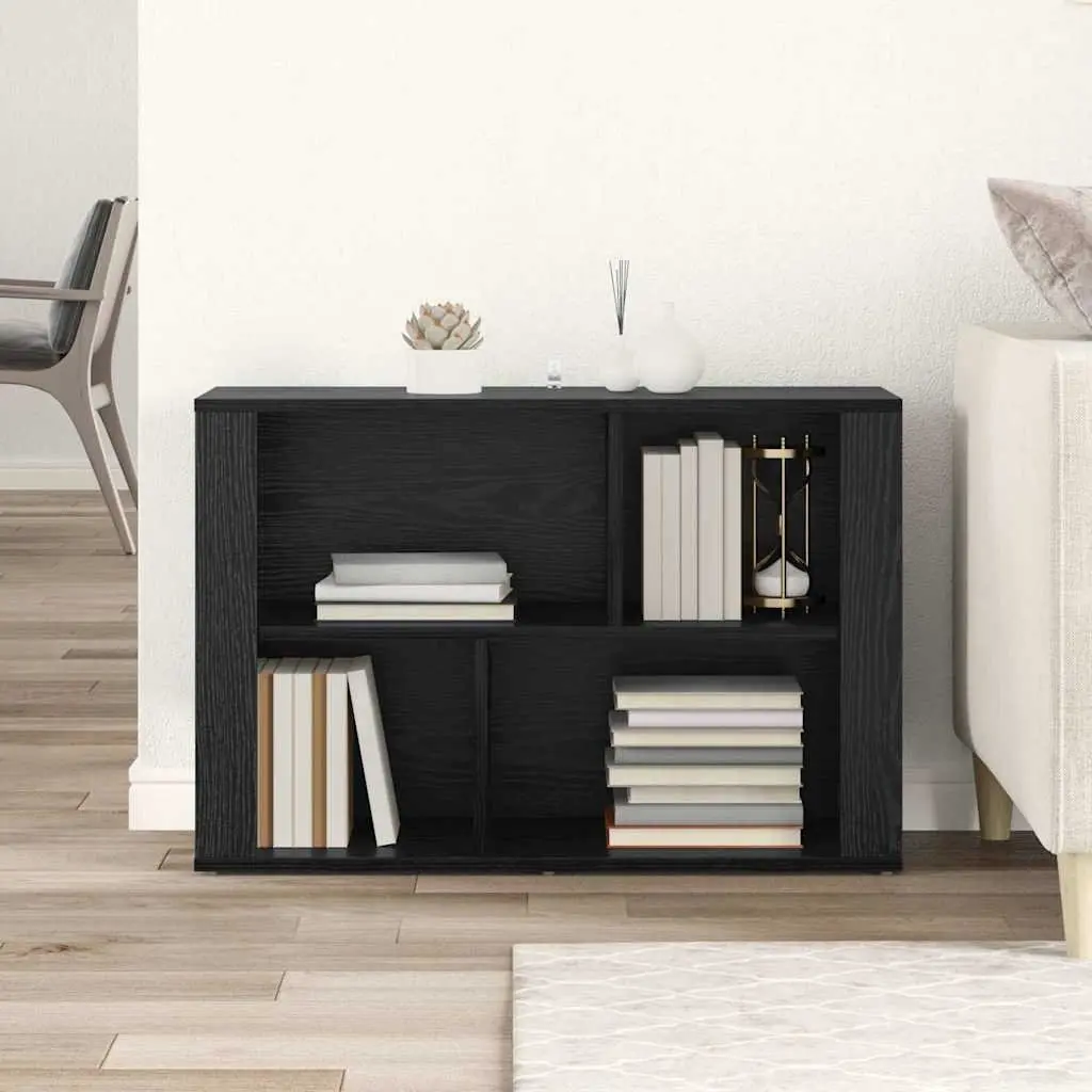 Black Oak Sideboard with Rustic Charm