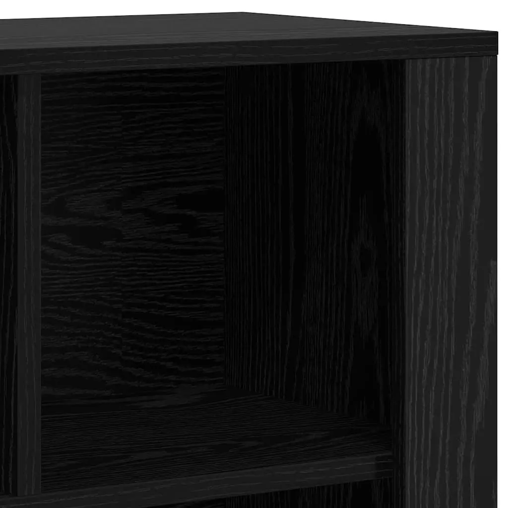 Black Oak Sideboard with Rustic Charm