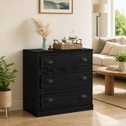 Black Oak Sideboard - 70cm of Reliable Storage