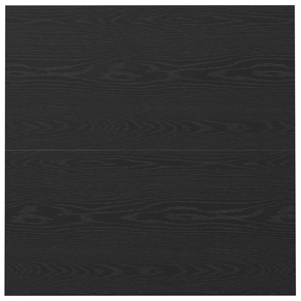 Industrial Coffee Table Storage 100x100x40cm Black Oak