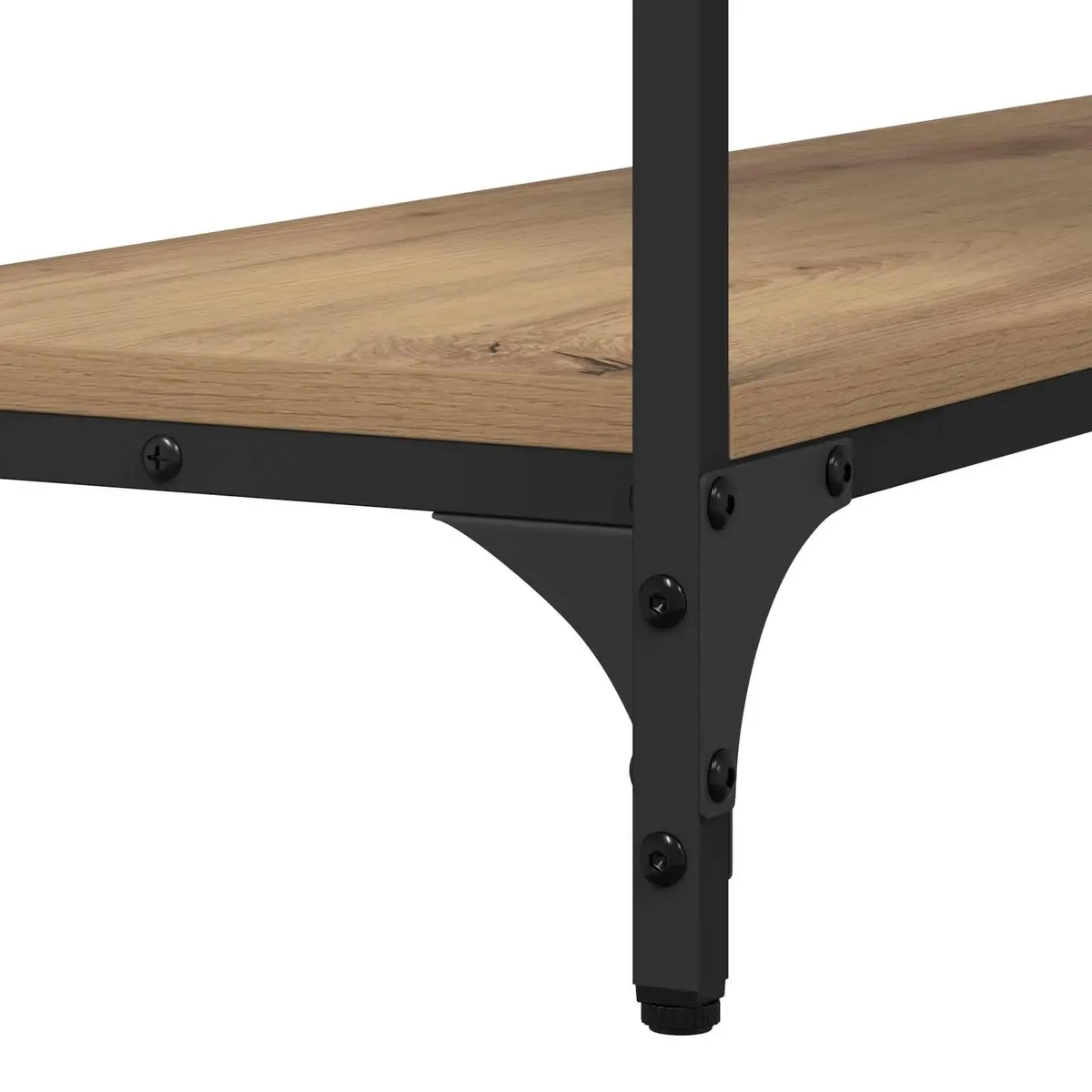Console Table with a Modern Industrial Look