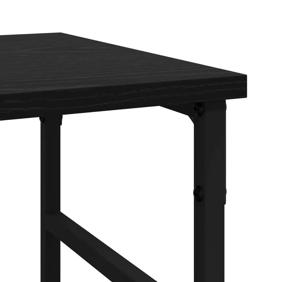 Sideboard Modern Storage Cabinet 102 x 32 x 73.5 cm Black Oak