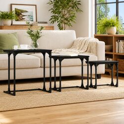 Value and Style in Black Nesting Coffee Tables Set of 3