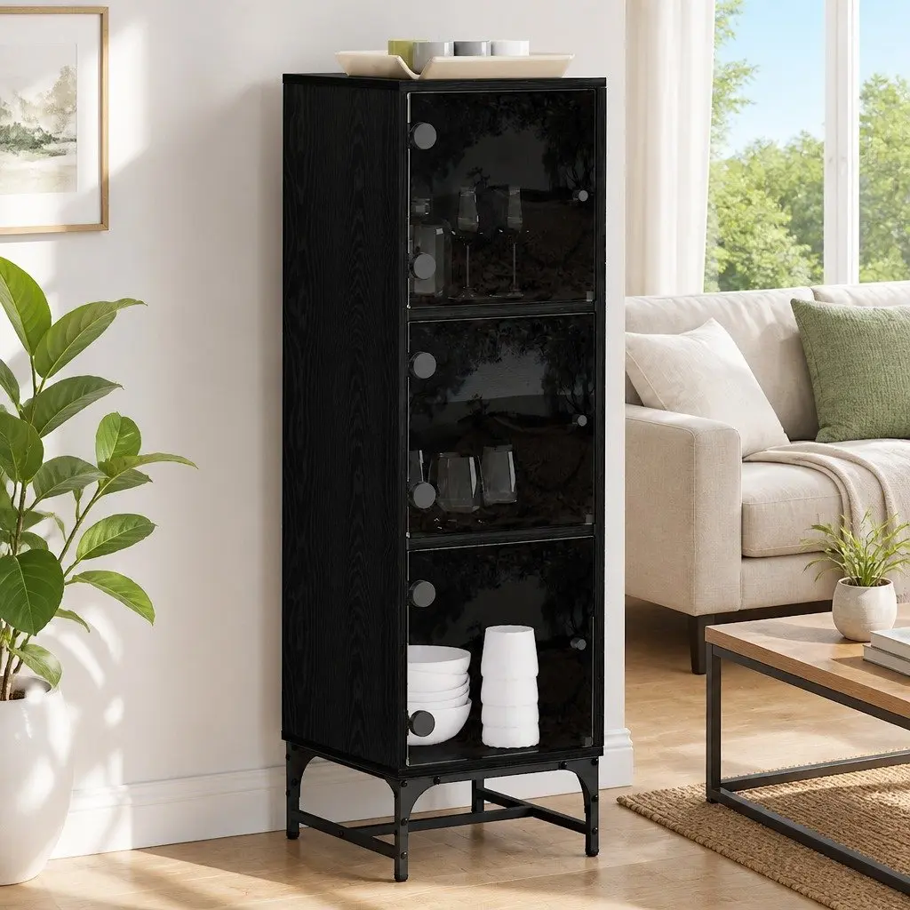Black Sideboard for Smart Storage Solutions