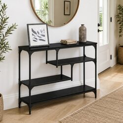 Black Console Table with Practical Design and Value