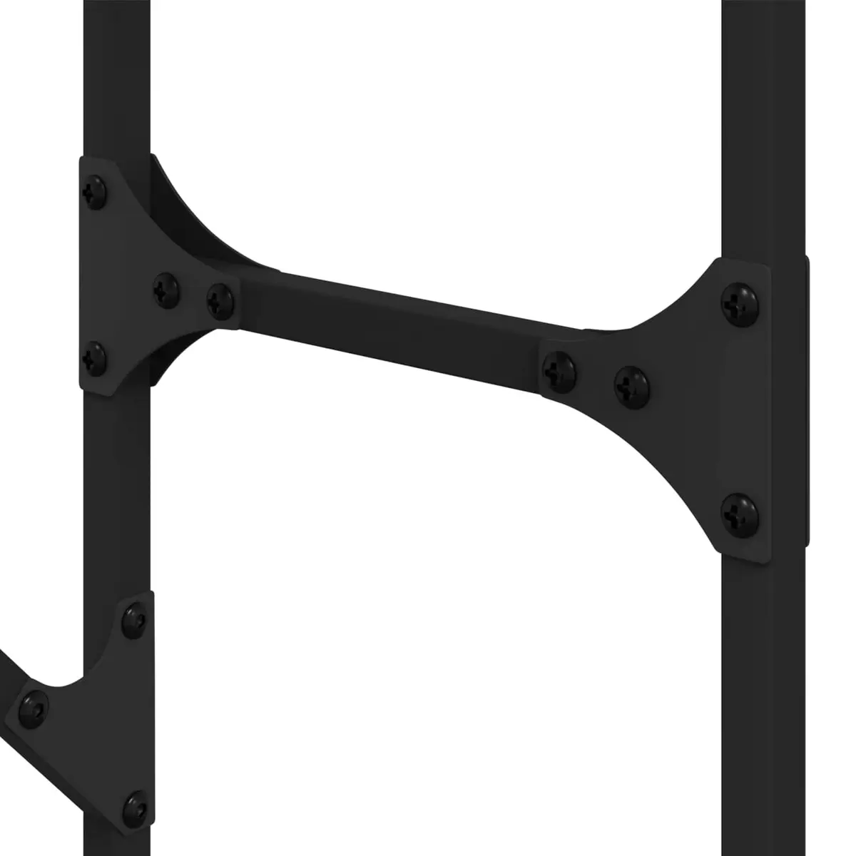 Washing Machine Shelf Laundry Room Storage Unit Black 67 x 25 x 163 cm